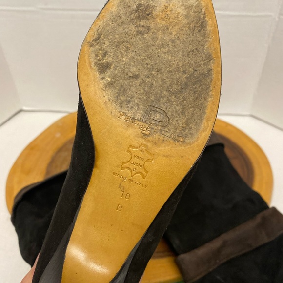 Phyllis Poland Suede Color Block Retro Boots - Picture 10 of 10